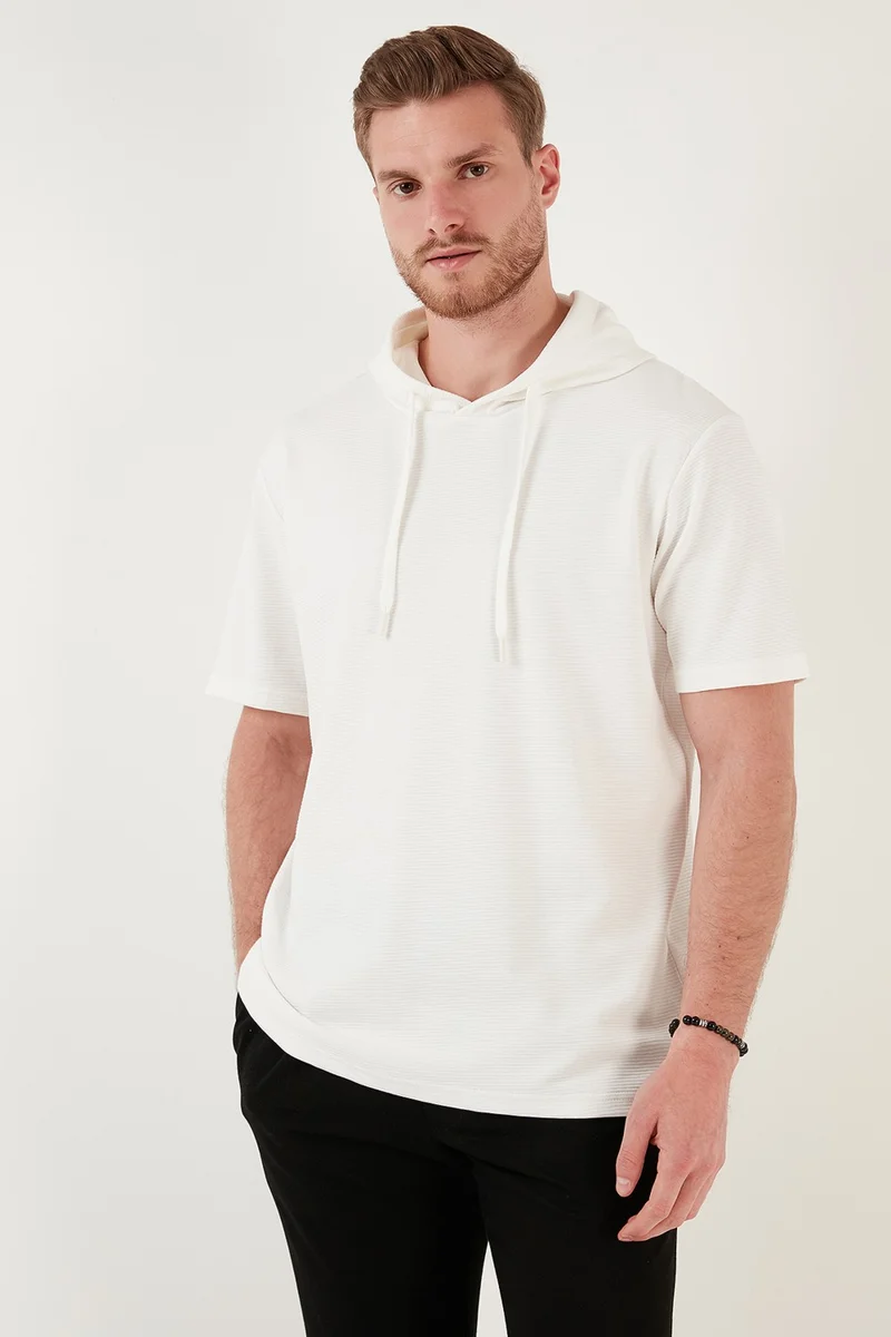 Buratti Cotton Oversize Hooded T Shirt Men's T Shirt 5902324