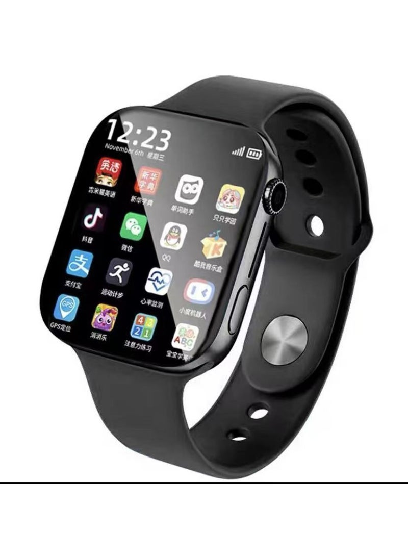 Generic - z7 Smart Phone Watch Junior High School Students High School Students 5G All Netcom Video Call Positioning QQ WeChat Shake Voice PhotographBlack/5G Full Netcom Z7-V Dual Camera HD Full Fit 1.8 "HD Screen Black/5G Full Netcom Z7-V Dual Camera HD Full Fit 1.8 "HD Screen - Image 1