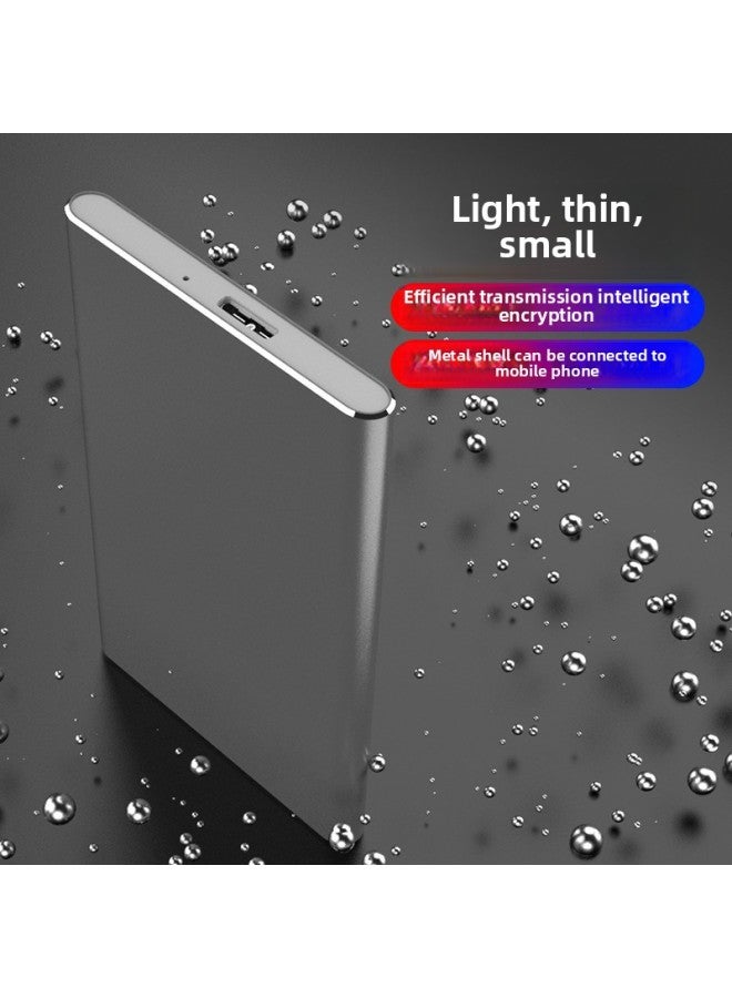 Aluminum Alloy 2.5 Inch Mobile Hard Disk 1TB500G High Speed USB3.0 Convenient And Exquisite Integrated Forming Technology And Beauty-Capacity:1TB-Interface:USB 3.0 - Image 1