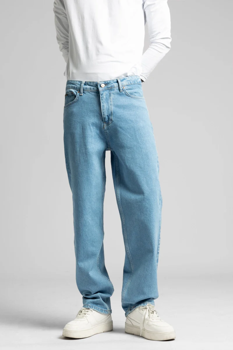 Catch Light Blue Baggy Fit Jeans