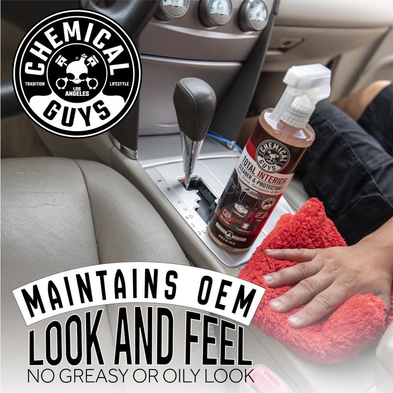 Chemical Guys Total Interior Cleaner & Protectant - Black Cherry, Car Cleaning Spray, Cleans and Protects Leather, Vinyl, Plastic, Rubber, and Glass, Safe for Trucks, SUVs, Jeeps, RVs & More - 16 oz - Image 5