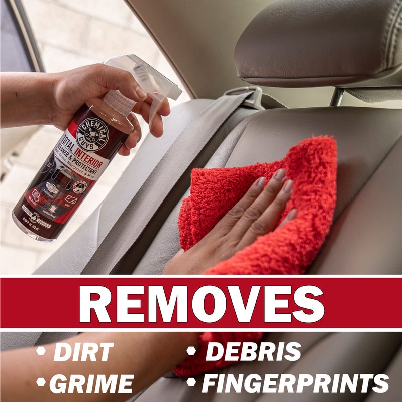Chemical Guys Total Interior Cleaner & Protectant - Black Cherry, Car Cleaning Spray, Cleans and Protects Leather, Vinyl, Plastic, Rubber, and Glass, Safe for Trucks, SUVs, Jeeps, RVs & More - 16 oz - Image 3