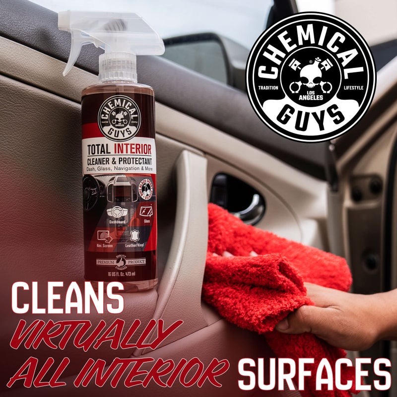 Chemical Guys Total Interior Cleaner & Protectant - Black Cherry, Car Cleaning Spray, Cleans and Protects Leather, Vinyl, Plastic, Rubber, and Glass, Safe for Trucks, SUVs, Jeeps, RVs & More - 16 oz - Image 2