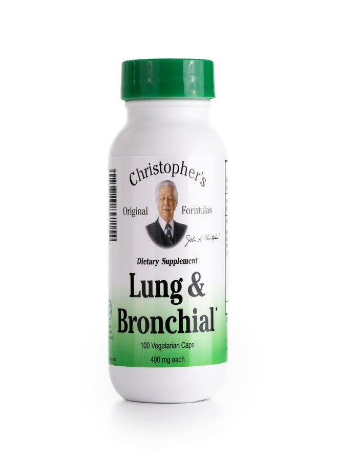 Christopher's Original Formulas Lung & Bronchial Formula - Lung Cleanse for Smokers - Supports Respiratory System with Synergistic Blend of Herbs - Image 1