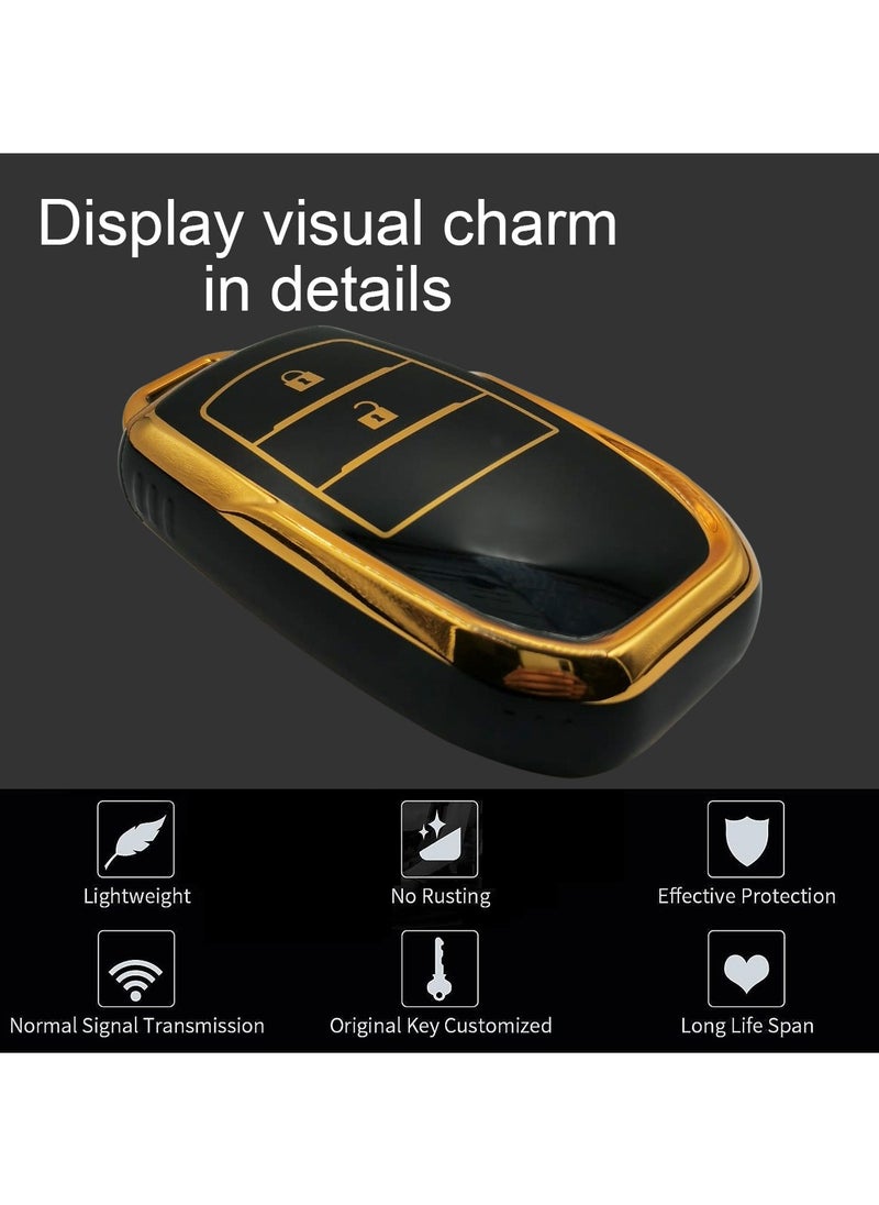 TOYOTA - Corolla 2 Button Remote Control Fob Cover Flip Remote Key Shell Case - Image 1