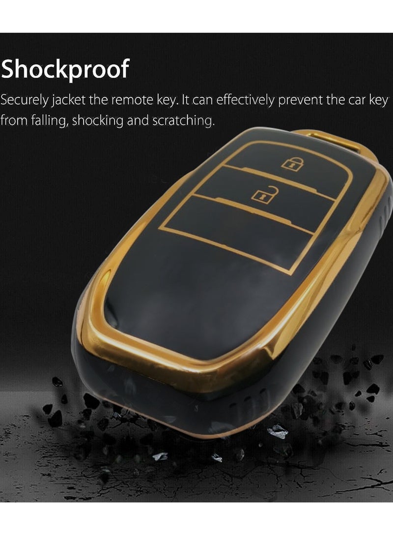 TOYOTA - Corolla 2 Button Remote Control Fob Cover Flip Remote Key Shell Case - Image 1
