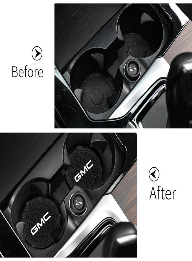 TACOMA Car Cup Holder Coaster for GMC Recessed Silicone Cupholder Coaster Interior Accessories 2.75in 2Pack - Image 5