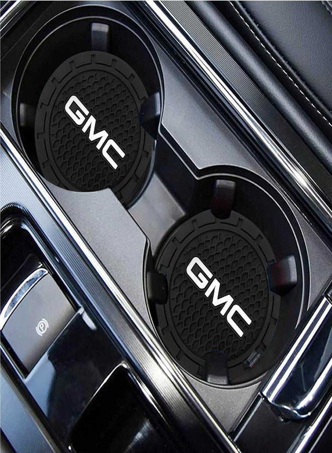 TACOMA Car Cup Holder Coaster for GMC Recessed Silicone Cupholder Coaster Interior Accessories 2.75in 2Pack - Image 2