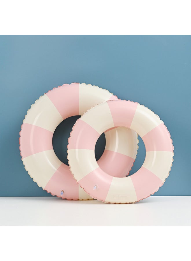 general Cartoon Children Swimming Ring Thickened Double Layer Water Inflatable Baby Underarm Ring Adult Retro Striped Swimming Ring Wholesale-Outer Diameter After Inflation:80#(suitable For Teenagers)-Insid - Image 1