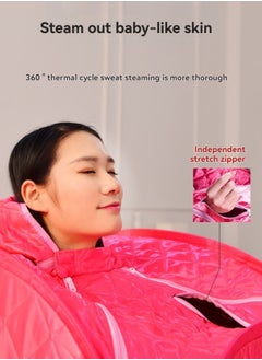 M MIAOYAN Sweat steam box home thickened heightened full body foldable steam sauna box sweat steamer  - Image 4