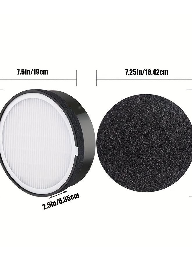 مرشحات استبدال جهاز تنقية الهواء Levoit LV H132 عبوة من 4 قطع مع مرشحات HEPA المتقدمة والمرشحات الأولية - Image 4