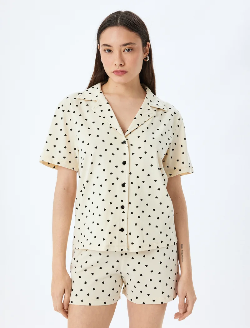 كوتون Shorts Pajama Set