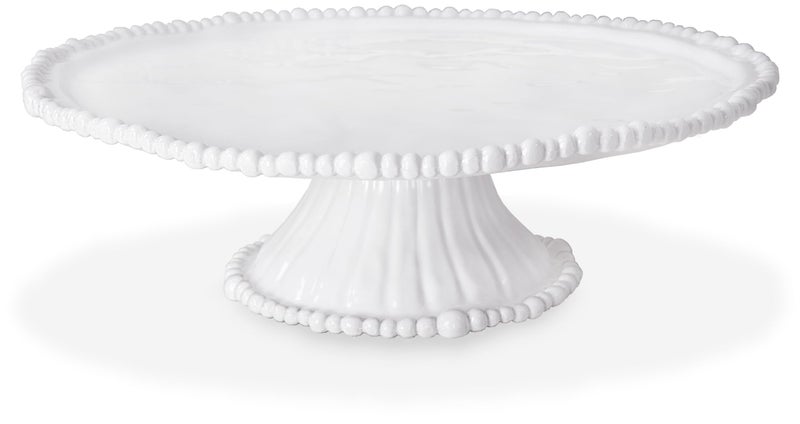 Beatriz Ball Pedestal Cake Plate White