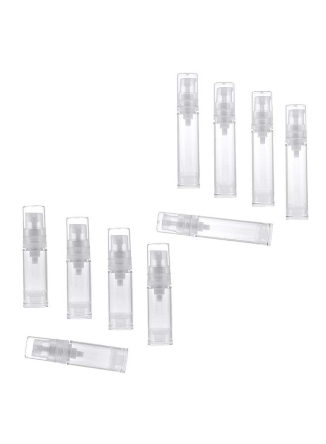10Pcs Mini Portable Empty Cosmetic Containers Toiletries Vacuum Pump Bottles  - Image 4
