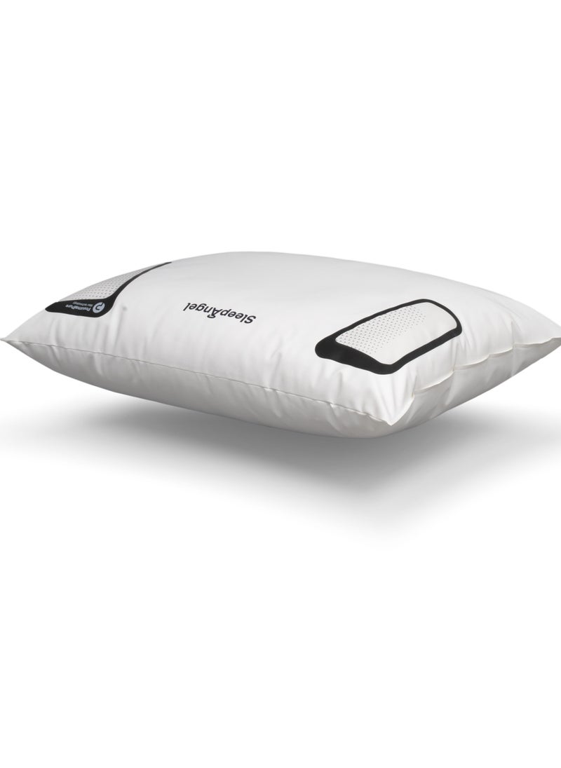 SleepAngel Microfibre Pillow with a Filter - 100% Anti-Allergic, Dust-Free, Waterproof - Classic Soft Pillow - Side, Back, Stomach Sleepers  - Image 1