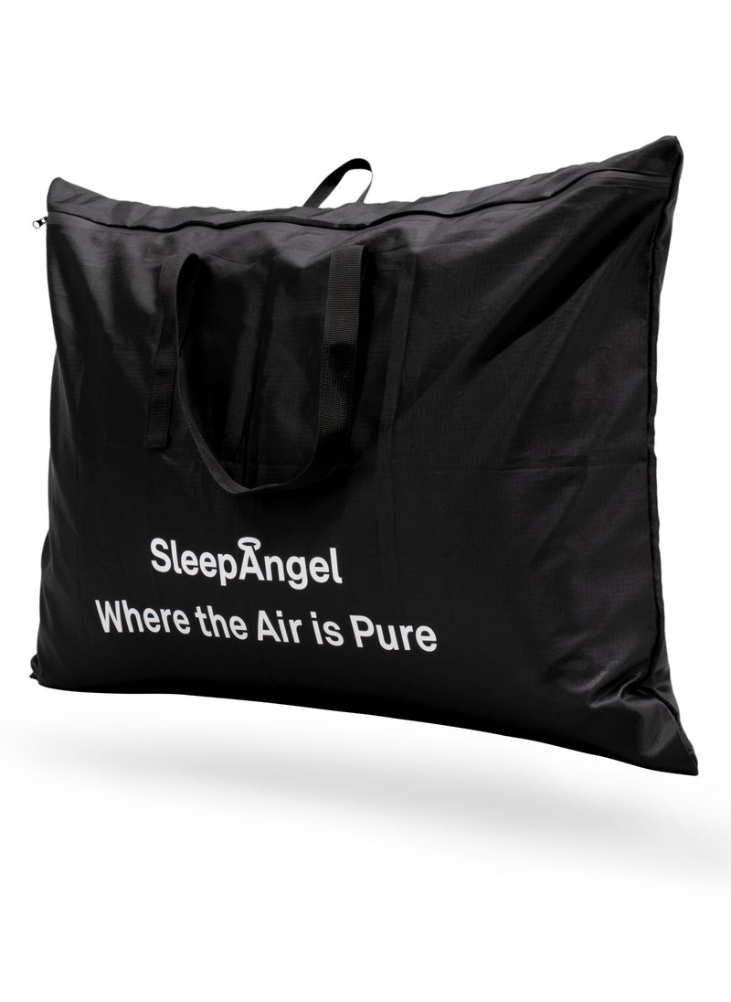 SleepAngel Microfibre Pillow with a Filter - 100% Anti-Allergic, Dust-Free, Waterproof - Classic Soft Pillow - Side, Back, Stomach Sleepers  - Image 3