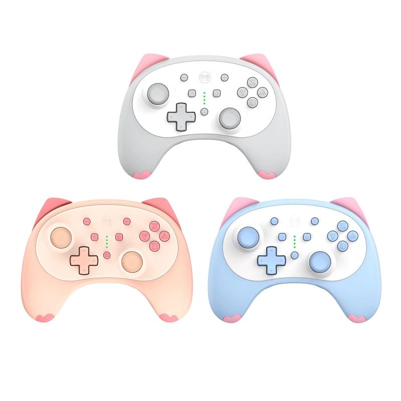 Iine Cartoon Kitten L416 Wireless Gamepad Controller, Pink - Image 4