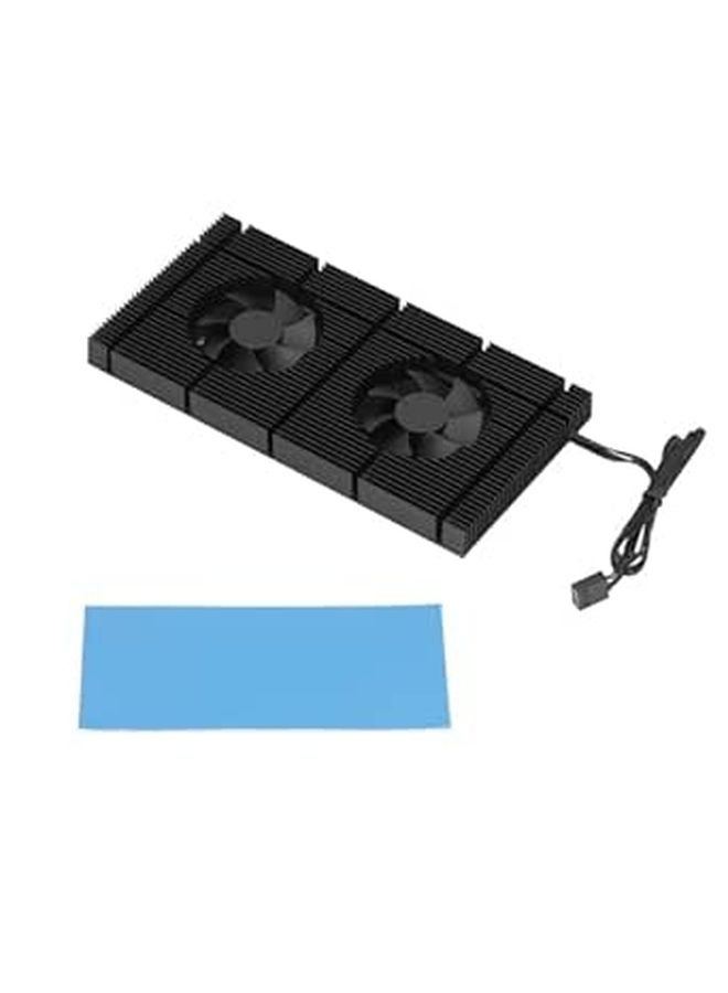 Dual PWM Fan VRAM Heatsink with 0.5mm Pad Adjustable Speed Backplane Memory Cooler for 3080 3070 - Image 1