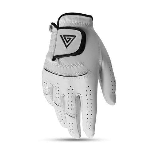 Viper Golf Men'S Tourtuf 2.0 Cabretta Leather Golf Glove - Right Hand (White) (Medium) - Image 1