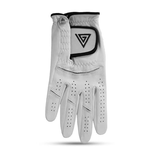 Viper Golf Men'S Tourtuf 2.0 Cabretta Leather Golf Glove - Right Hand (White) (Medium) - Image 3