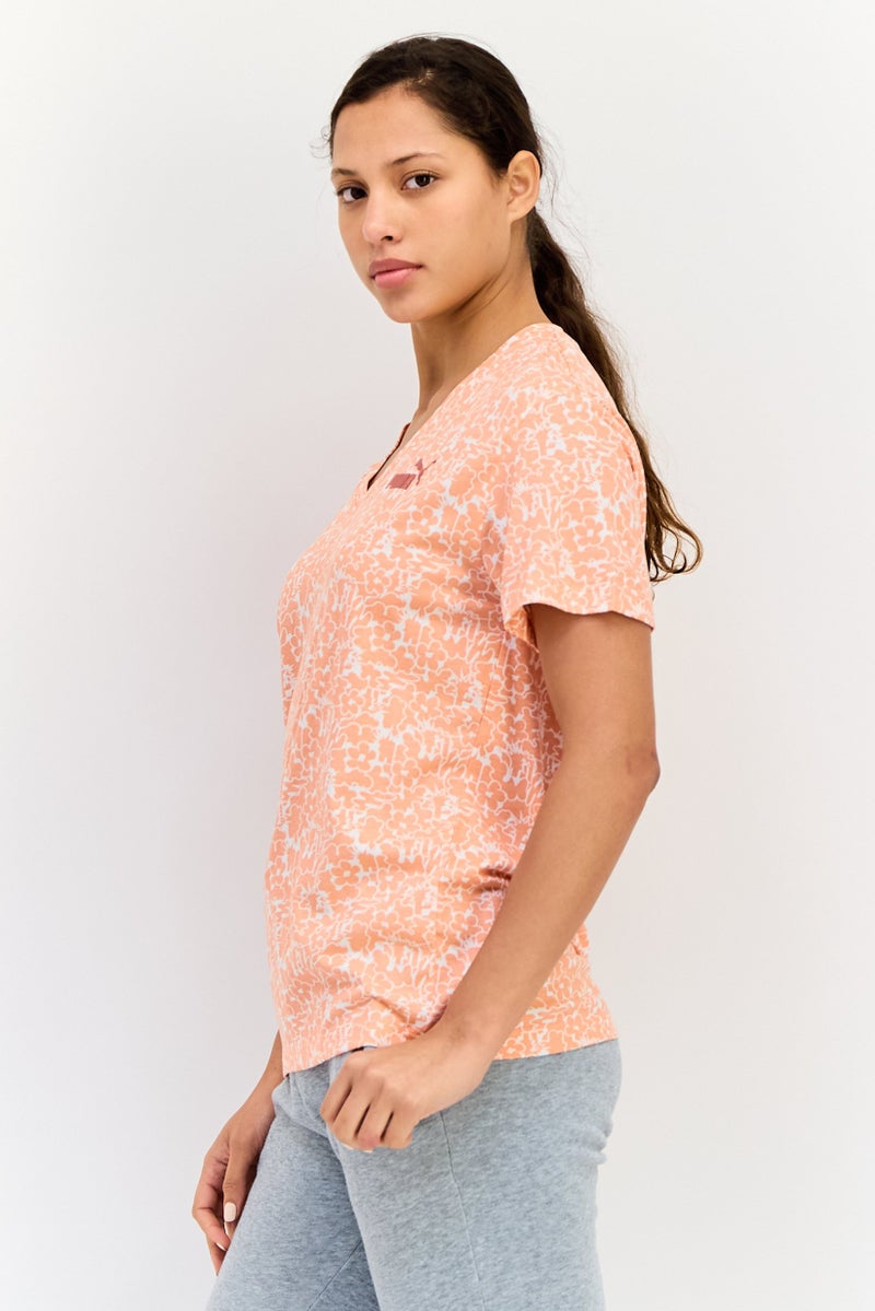 PUMA Women Relaxed Fit Short Sleeves Outdoor T-Shirt, Multicolor - Image 2