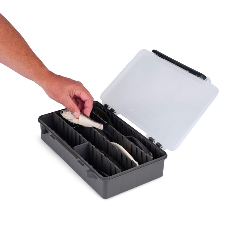 Plano StowAway 3700 Deep Stow Tackle Box, with Corrosion-Preventive Rustricor, Single Latch Design, Transparent DuraView Lid, Stackable Storage for Fishing Bait, Lures and Gear - Image 4