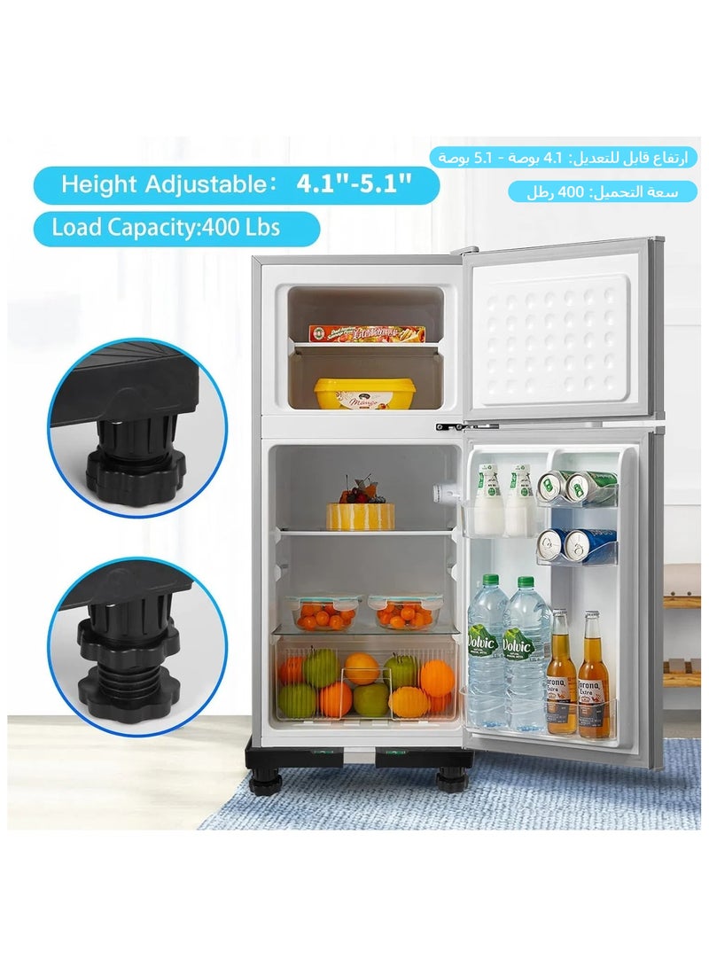 XICEN Washing Machine Base Stand,Large Appliance Base Stands with 4 Wheels Mobile Roller Cart for Refrigerator /Dryer and Appliance - Image 4