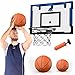 HYES 24 x 16 Large Basketball Hoop Indoor for Adults Over The Door Basketball Hoop with Sturdy Backboard Big Basketball Toys Gifts Ideas for Man Kids Teens Boys Girls Blue - Image 2
