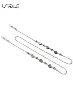 Unique Eyeglass Chain, Fashion Eyewear Retainer Strap Holder Cord, Sunglasses Holder Necklace, Face Covering Beaded Lanyard, Reading Eyeglass Necklace, Eyeglass Lanyard, Neck Cord Strap for Women  - Image 2
