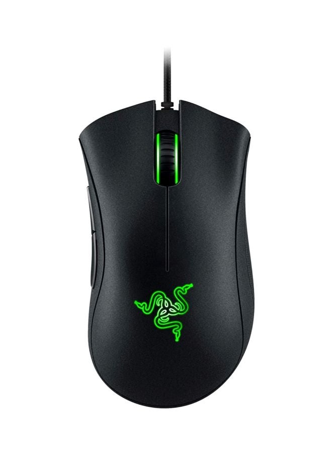 RAZER DeathAdder Essential Wired Gaming Mouse Black/Green - Image 1