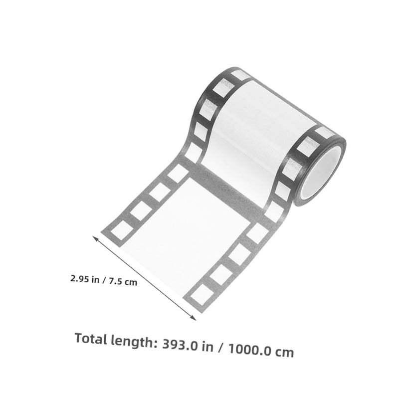 2 Rolls Wide Filmstrip Adhesive Tape for Scrapbooking DIY Crafts Home Decoration Journals Strong Adhesion - Image 3