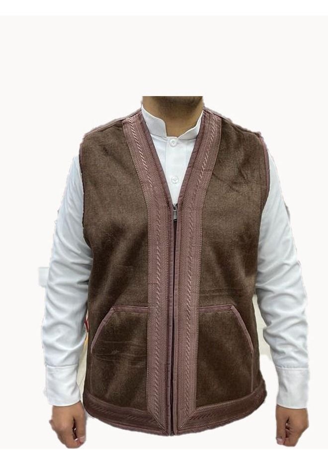Alwaseef - Winter Fur Waistcoat For Men - Image 1