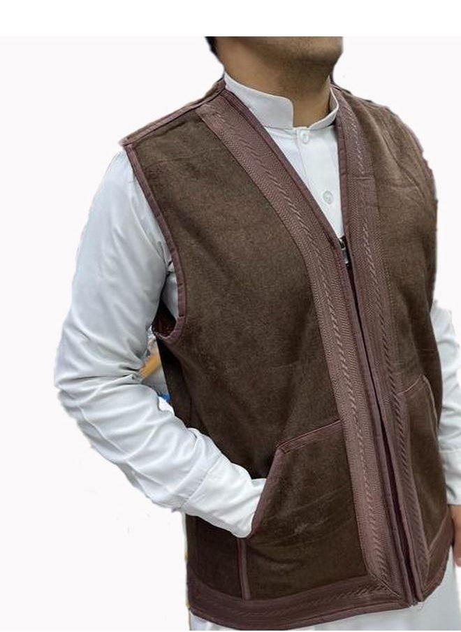 Alwaseef - Winter Fur Waistcoat For Men - Image 1