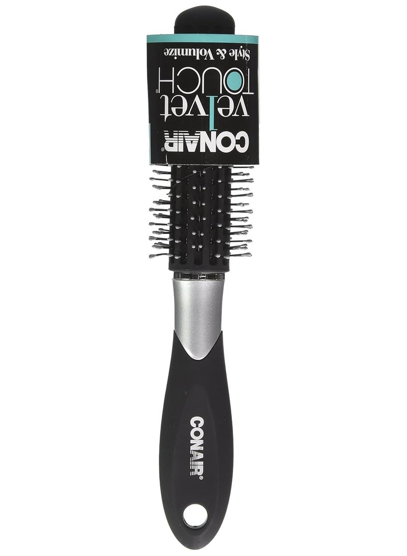 Conair Velvet Touch Full Round Nylon Brush - Color May Vary - Image 3