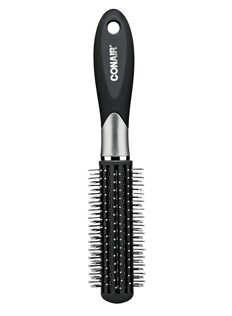 Conair Velvet Touch Full Round Nylon Brush - Color May Vary - Image 1