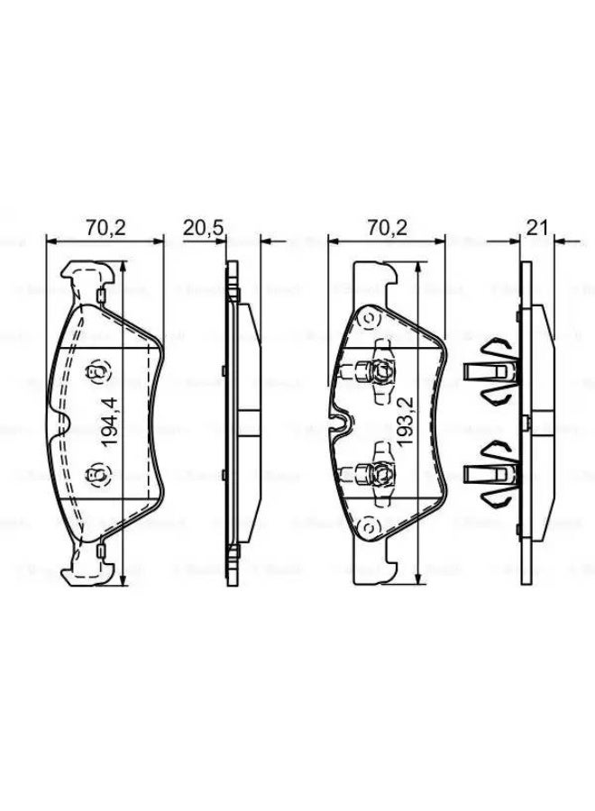 BOSCH Brake Pad - BOSCH - 0 986 494 165 - Image 4