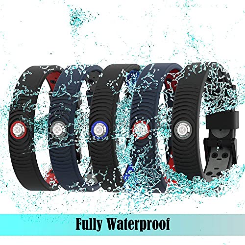 PROEXL® 18 MAX Sports Magnetic Bracelet - Waterproof - Breathable Strap - Super Strength - (Black Red) - Image 4