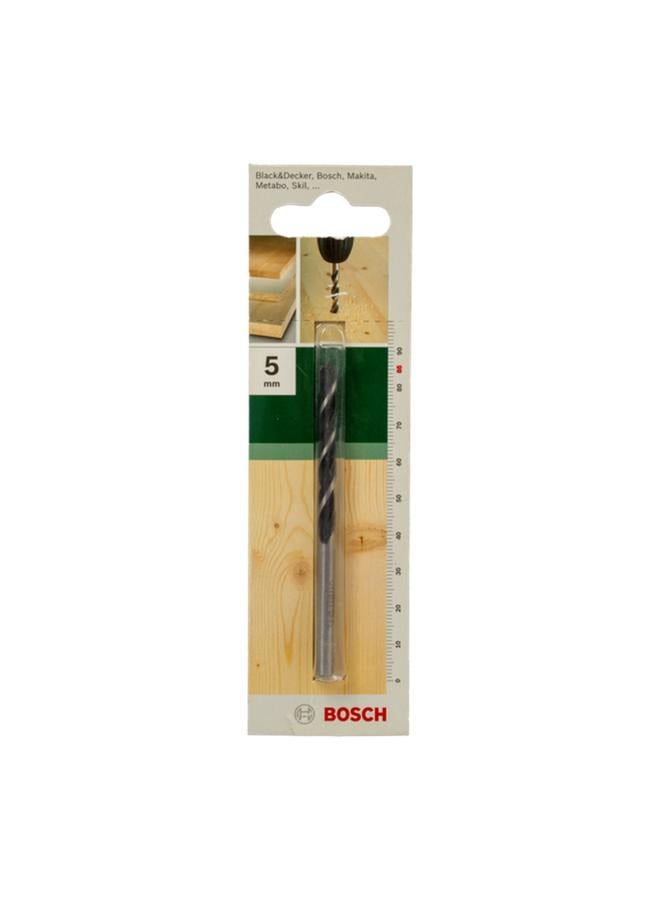 BOSCH Brad Point Wood Drill Bit Silver and Black 5 x 85mm JE2 609 255 202 - Image 2