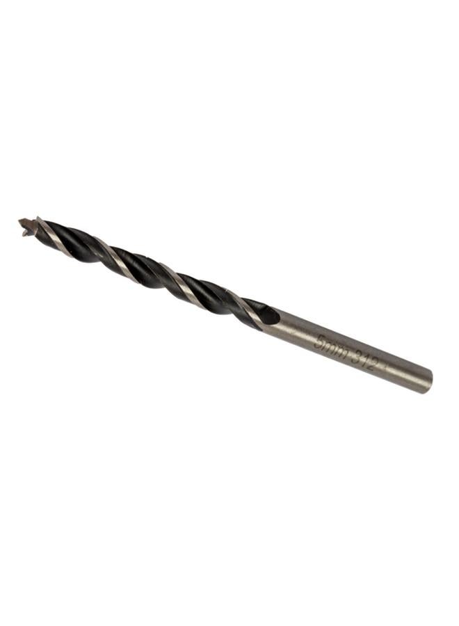 BOSCH Brad Point Wood Drill Bit Silver and Black 5 x 85mm JE2 609 255 202 - Image 1