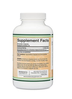 Double Wood Supplements Irish Sea Moss Capsules, More Potent Than Sea Moss Gel Extract (180 Count, 1,200mg per Serving)  - Image 2