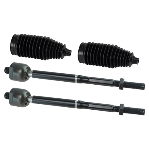 TRQ Front Steering Kit Steering Rack & Pinion Bellow Tie Rod Compatible with 2000-2005 Toyota Echo - Image 1