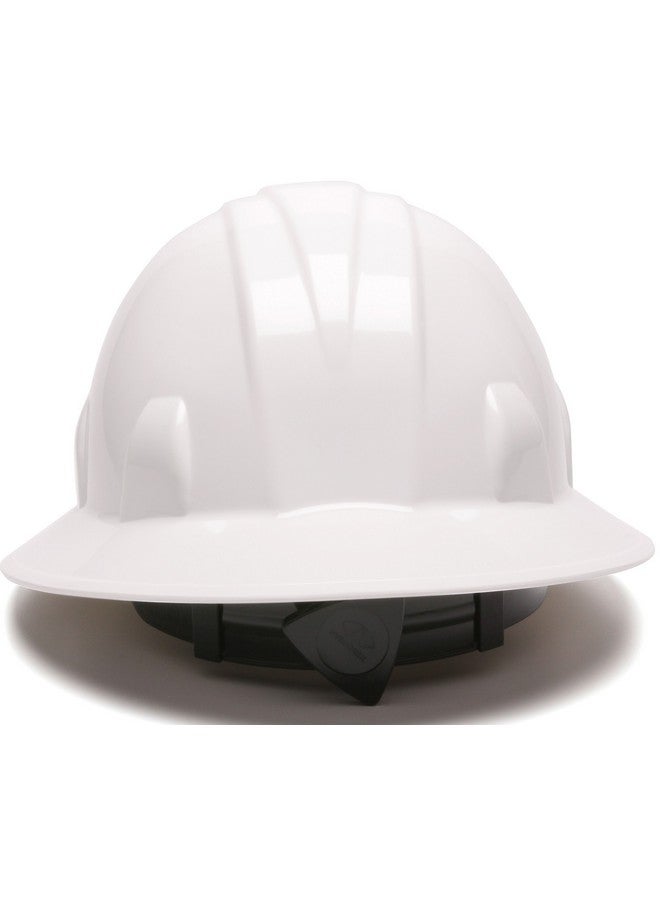 PYRAMEX Pyramex Safety SL Series Full Brim Hard Hat, 4-Point Ratchet Suspension, White, Medium  - Image 3