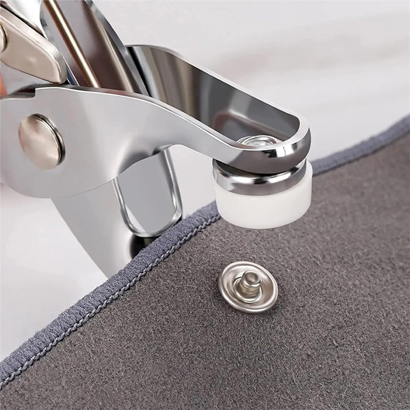 200 Sets Plier Tool Metal Snap Button Sewing Thickened Fastener Kit DIY Craft for Installing Bag Clothes - Image 4