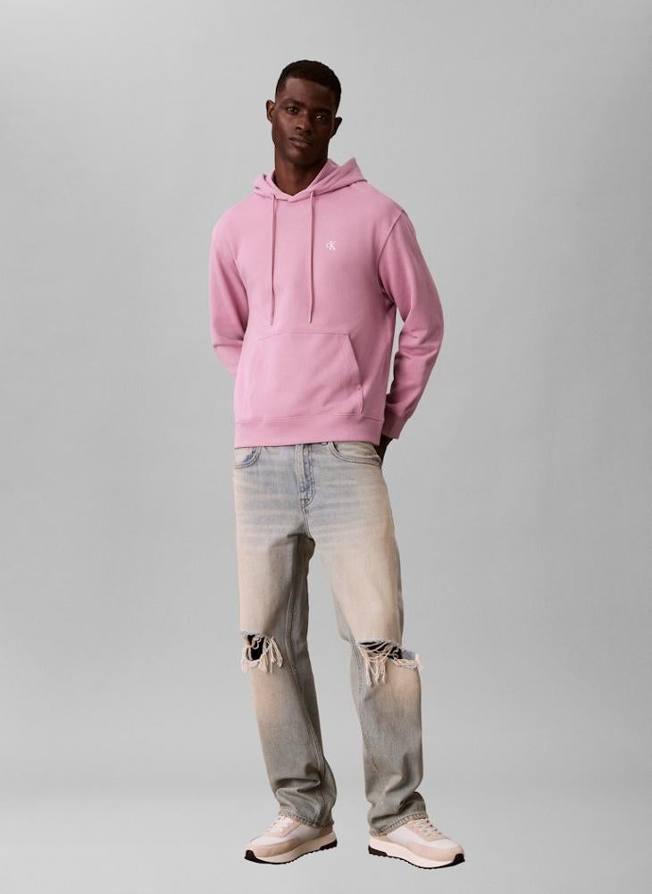 Calvin Klein Jeans Cotton Terry Monogram Hoodie - Image 5