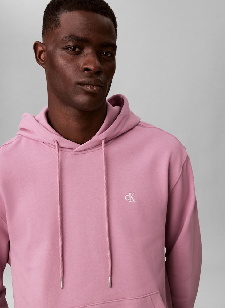 Calvin Klein Jeans Cotton Terry Monogram Hoodie - Image 4