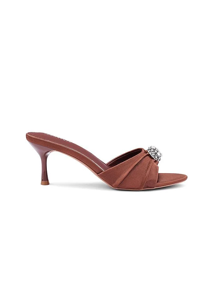 IconStyle Embellished Strappy Heeled Mules