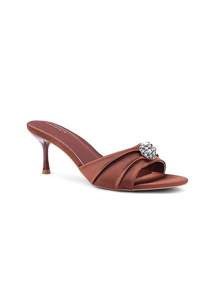 IconStyle Embellished Strappy Heeled Mules