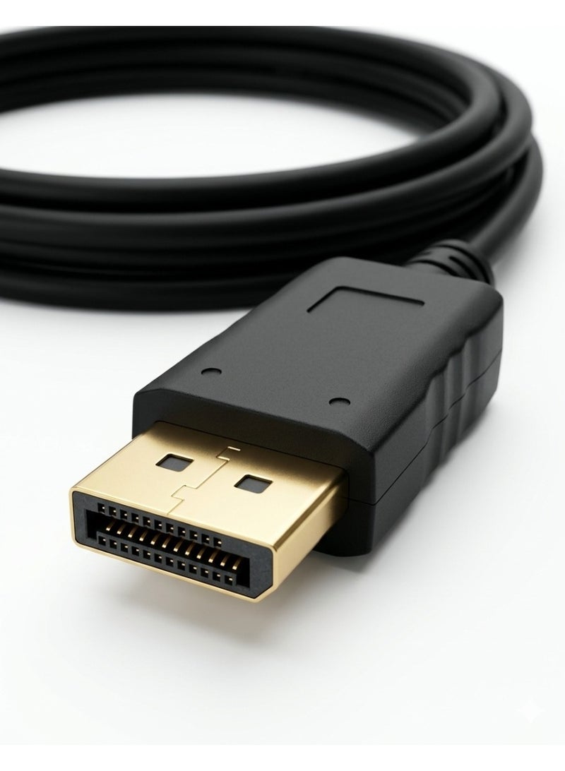 DisplayPort to DisplayPort Adapter Cable Plug and Play for Monitor Projector PC High Speed DP to DP Converter Cord with Stable Signal Transmission and Clear HD Display - Image 4