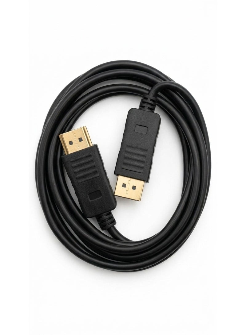 DisplayPort to DisplayPort Adapter Cable Plug and Play for Monitor Projector PC High Speed DP to DP Converter Cord with Stable Signal Transmission and Clear HD Display - Image 2
