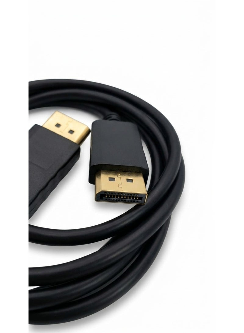 DisplayPort to DisplayPort Adapter Cable Plug and Play for Monitor Projector PC High Speed DP to DP Converter Cord with Stable Signal Transmission and Clear HD Display - Image 3
